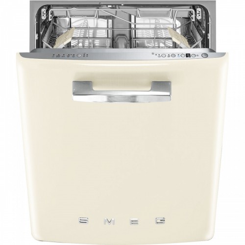 SMEG DIFABCR Cream 60cm Built-in Dishwasher | 13 Place Settings | Planetary Wash | Dry Assist+