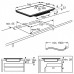 Electrolux EIS8648 80cm 4-zone Built-in Induction Hob