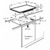Electrolux EIV744 71CM Built-in Induction Hob