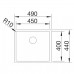 BLANCO 517215 CLARON 450-U STAINLESS STEEL SINK