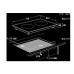 PACIFIC PPI-28L 2800W Built-in/Countertop Double Head Black Mirror Half-Bridge Induction Cooker