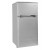 Bacchus BA128 122L Slim Inverter Eco Double Door Refrigerator (Silver Grey)