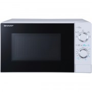 Sharp R-S20CA(W) 20L 800W Manual Countertop Microwave Oven (White)