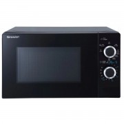 Sharp R-G20CA(B) 20L Manual Countertop Grill Microwave Oven (Black)