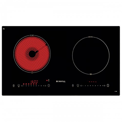 Cristal CI-H280-2 Built-in Induction & Ceramic Dual Hob (71cm) Cristal CI-H280-2 Built-in Induction & Ceramic Dual Hob (71cm)