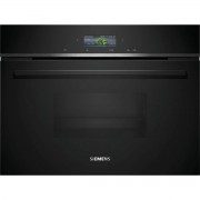 Siemens CD714GXB1W 60cm iQ700 Built-in Steam Oven (38L, Black)
