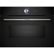 Bosch Series 8 CMG7361B1 60cm 45L Built-in Microwave Oven (Black)