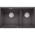 Blanco 523152 Subline 430/270-U SILGRANIT™ PuraDur™ Undermount Double Bowl Sink (Rock Grey)