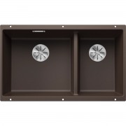 Blanco 523160 Subline 430/270-U SILGRANIT Kitchen Double Bowl Sink (Coffee)