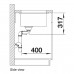 Blanco 523160 Subline 430/270-U SILGRANIT Kitchen Double Bowl Sink (Coffee)