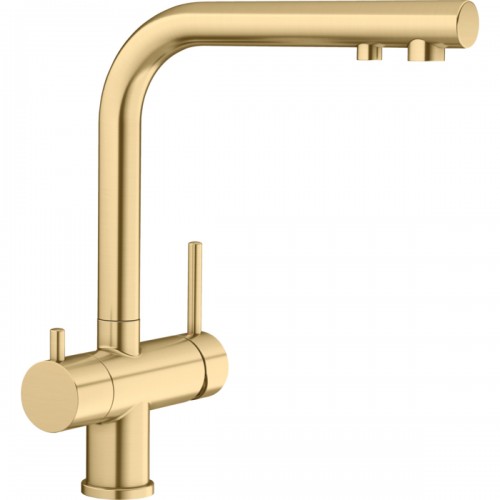 Blanco 526692 Fontas II Filter 3-in-1 Filter Kitchen Tap (PVD Satin Gold)
