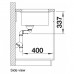 Blanco Subline 480/320-U(527168) SILGRANIT Undermount Double Bowl Kitchen Sink (Soft White)