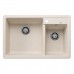 Blanco Legra 8(527089) Double Bowl Sink (Soft White)