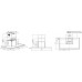 WHIRLPOOL WT7BTAS 75CM Auto Clean Wall-Mounted Chimney Hood Whirlpool WT7BTAS range hood dimensions and installation drawing