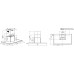 Whirlpool WT9BTAS range hood dimensions and installation drawing
