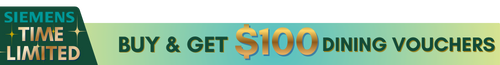 SIEMENS $100 飲食禮券