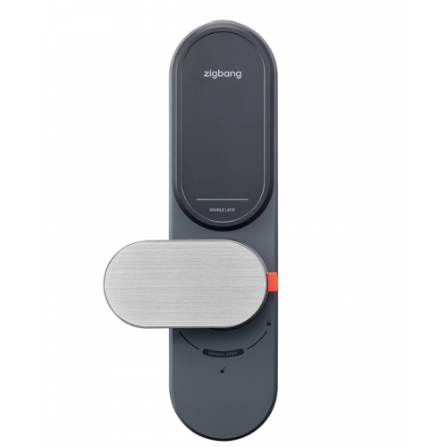 ZIGBANG 直幫 ZIG-ZDR70CNRSEN Passwordless AI 電子門鎖 (星夜灰) ✨時尚創新設計✨