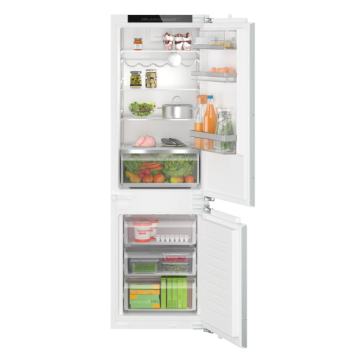 Bosch KIN86HFD0K 244L Built-In Double Door Refrigerator (White Interior)