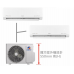 GREE GMSC09UZE+GMSC12UZE/GMSC18UZC (1HP+1.5HP) R32 Inverter Split Type Cooling Only Air-Conditioner