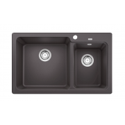 BLANCO NAYA 8(519647) 花崗岩合成雙槽鋅盤(岩石灰)