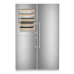 LIEBHERR XRCsdh5265 682L Side-by-side Combination with Wine Tempering Compartment (Stainless Steel)