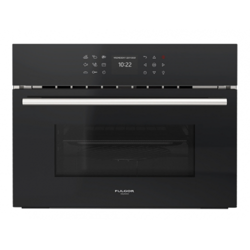 FULGOR MILANO FCMO 4510 TEM X BK 45cm 34L Built-in Microwave Oven (Black Glass)