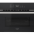 FULGOR MILANO FCMO 4510 TEM X BK 45cm 34L Built-in Microwave Oven (Black Glass)
