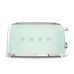 Smeg TSF02PGUK 50s Retro Style Aesthetic Toaster(Pastel Green)