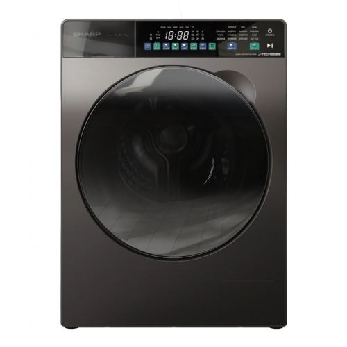 SHARP 聲寶 ES-FWD105AJ-B 10.5/7.0公斤 1400轉 Pro Flex 蒸氣抗菌洗衣乾衣機