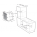 Gorenje 歌爾 BFS62OS 77公升 嵌入式蒸焗爐 (歐洲製造) (銀色)