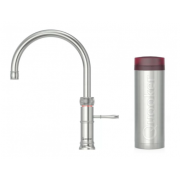 Quooker CFNRSST Classic Fusion Round Tap + PRO3 Boiling Water Tank (Stainless steel)
