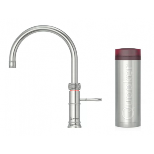 Quooker CFNRSST Classic Fusion Round Tap + PRO3 Boiling Water Tank (Stainless steel)