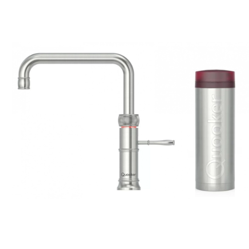 Quooker CFNSSST Classic Fusion Square Tap + PRO3 Boiling Water Tank (Stainless steel)