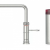 Quooker CFNSSST Classic Fusion Square 水龍頭 + PRO3 滾水水箱 (拉絲不鏽鋼)
