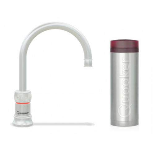 Quooker CNSRSST Classic Nordic Single tap Round Tap + PRO3 Boiling Water Tank (Stainless steel)