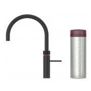 Quooker FNRBLK Fusion Round Tap + PRO3 Boiling Water Tank (Black)