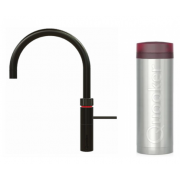 Quooker FNRGME Fusion Round Tap + PRO3 Boiling Water Tank (Gunmetal)