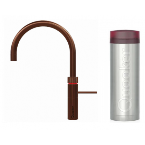 Quooker FNRRCO Fusion Round Tap + PRO3 Boiling Water Tank (Rose copper)