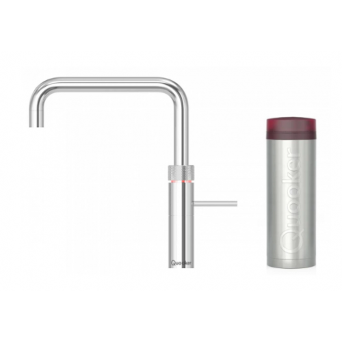 Quooker FNSCHR Fusion Square Tap + PRO3 Boiling Water Tank (Polished chrome) Quooker FNSCHR Fusion Square Tap + PRO3 Boiling Water Tank (Polished chrome)