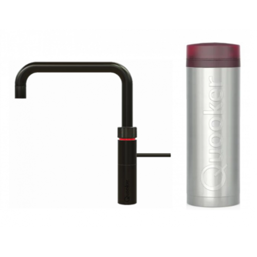 Quooker FNSGME Fusion Square Tap + PRO3 Boiling Water Tank (Gunmetal)