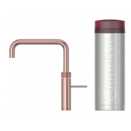 Quooker FNSRCO Fusion Square Tap + PRO3 Boiling Water Tank (Rose copper)