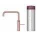 Quooker FNSRCO Fusion Square Tap + PRO3 Boiling Water Tank (Rose copper)