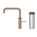Quooker 3FSPTN Fusion Square Tap + PRO3 Boiling Water Tank (Patinated Brass)