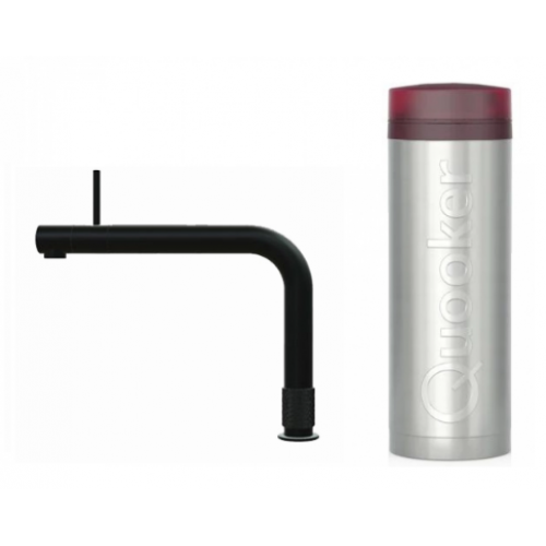 Quooker FTBLK Front Tap + PRO3 Boiling Water Tank (Black)