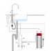 Quooker FXRBLK Flex Round Tap with Hose + PRO3 Boiling Water Tank (Black)