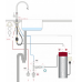Quooker FXRCHR Flex Round Tap with Hose + PRO3 Boiling Water Tank (Polished chrome)