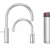 Quooker NSRCHR+NMRCHR Nordic Twintaps Round 水龍頭 + PRO3 滾水水箱 (拋光鍍鉻)