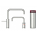Quooker NSSSST+NMSSST Nordic Twintaps Square 水龍頭 + PRO3 滾水水箱 (拉絲不鏽鋼)