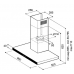 Cristal CI968ES-1 90CM Chimney Type Hood Cristal CI968ES-1 90CM Chimney Type Hood