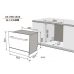 AKAI AK-DW11BGB 60cm Built-in Dishwasher(12 sets)
